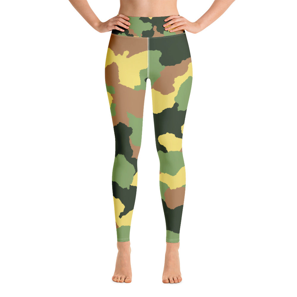 Camouflage Print Yoga Leggings